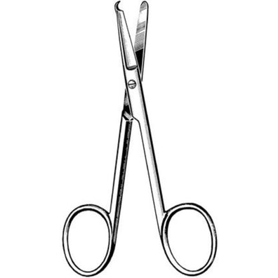 Scissors Stitch Spencer (Littauer) Surgi-OR 4-1/2" Bl/Bl Smooth Straight SS Ea